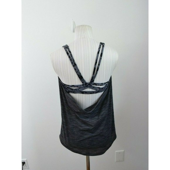 Lululemon Tops - Lululemon Knot Your Typical Tank 8 Gray Built In B